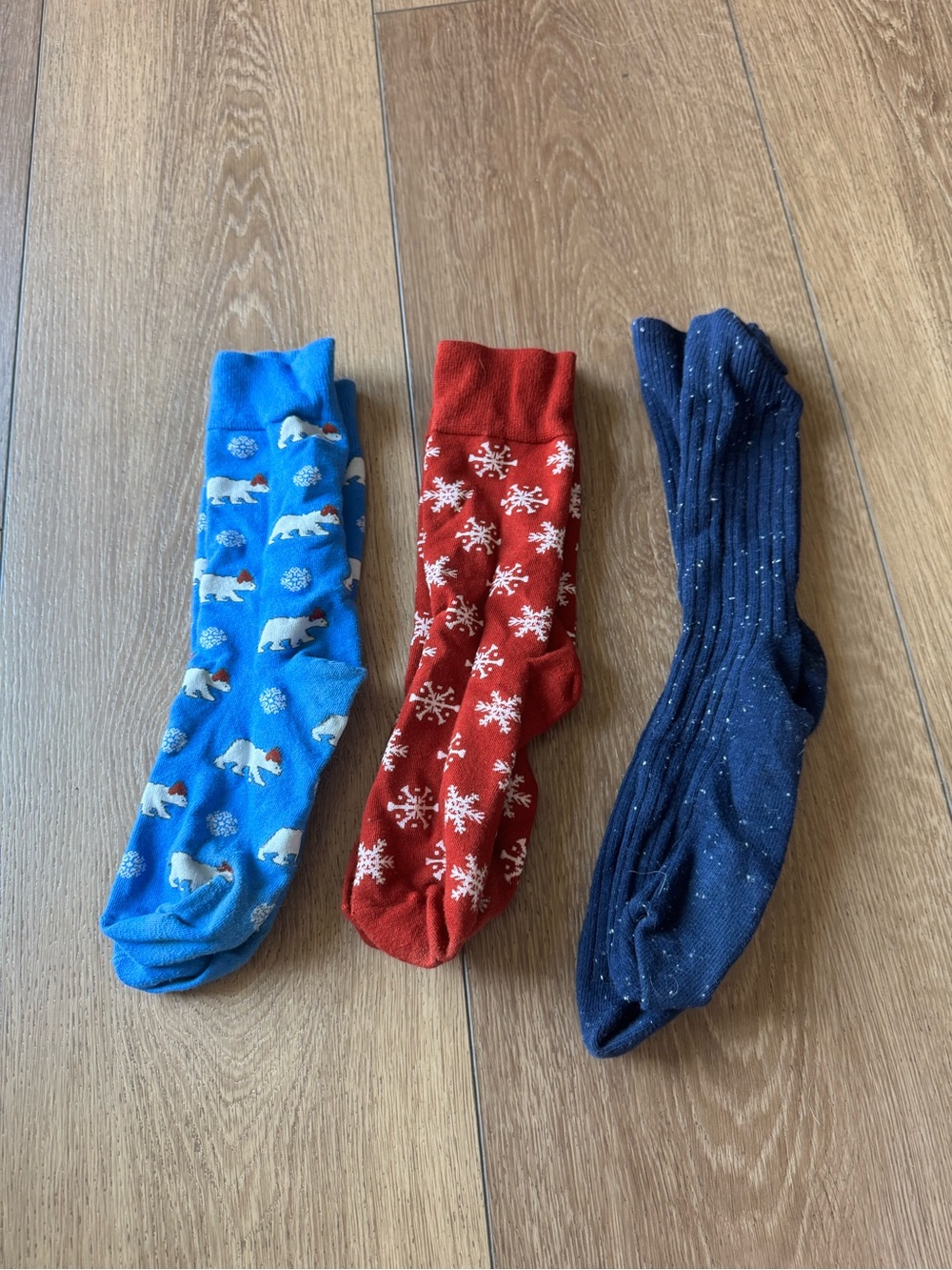 Old Navy Men's Crew Socks - Blue, Red, Navy